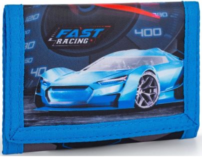 Karton P+P Dětská textilní peněženka Sportovní vůz
