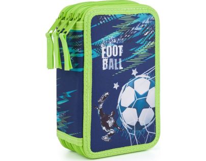 Karton P+P Penál třípatrový Fotbal