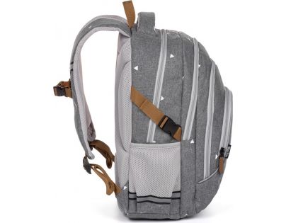 Karton P+P Školní batoh Oxy Scooler Grey triangles