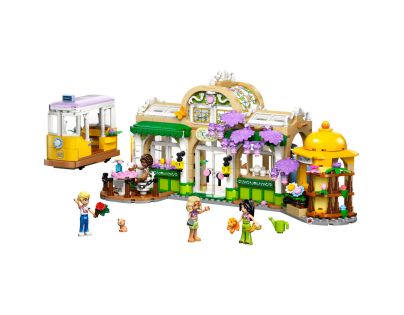 LEGO® Friends 42671 Kavárna plná rostlin a květinářství