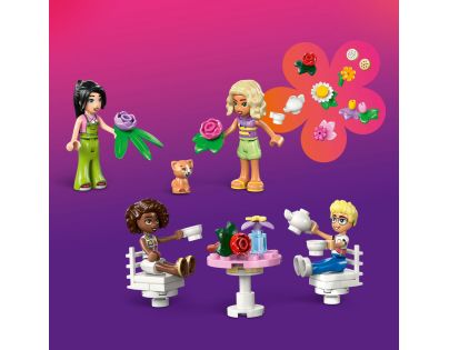 LEGO® Friends 42671 Kavárna plná rostlin a květinářství