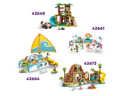 LEGO® Friends 42671 Kavárna plná rostlin a květinářství