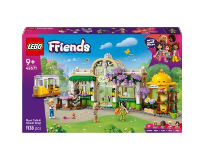 LEGO® Friends 42671 Kavárna plná rostlin a květinářství