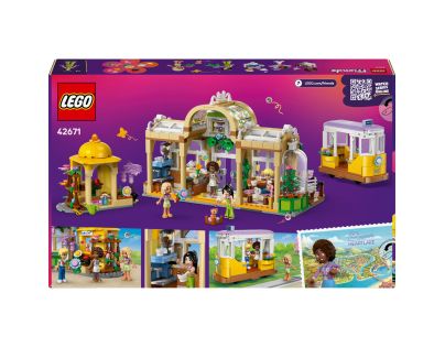 LEGO® Friends 42671 Kavárna plná rostlin a květinářství