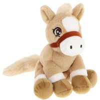 KEEL TOYS Keeleco Poník s ocasem 22 cm béžový