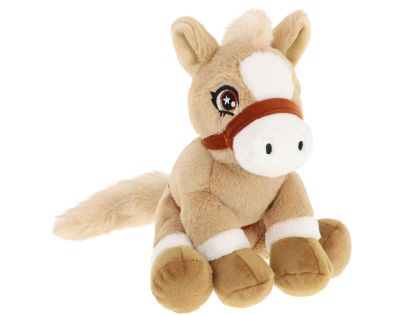 KEEL TOYS Keeleco Poník s ocasem 22 cm béžový