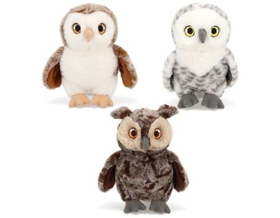 KEEL TOYS Keeleco Sova 18 cm 3 druhy