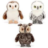 KEEL TOYS Keeleco Sova 18 cm 3 druhy