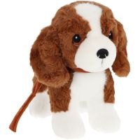 KEEL TOYS Keeleco Štěně Love na vodítku Cavapoo 23 cm