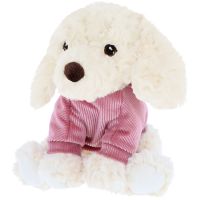 KEEL TOYS Keeleco Štěně v mikině 18 cm bílý