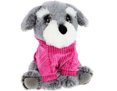 KEEL TOYS Keeleco Štěně v mikině 18 cm šedý