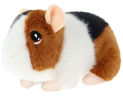 Keeleco Morče se zvukem 15 cm hnědo-černo-bílý