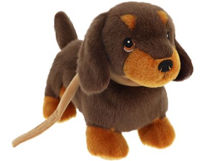 Keeleco Štěně Love na vodítku Jezevčík 23 cm