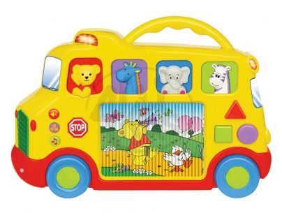 Activity autobus s televizorem a melodiemi Kiddieland