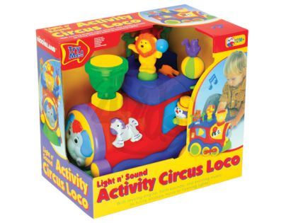 Kiddieland Activity cirkusová lokomotiva se zvuky
