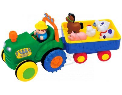 Kiddieland Activity traktor se zvířátky a zvuky