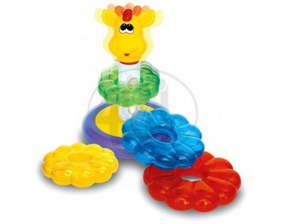 Kiddieland Activity zábavná žirafa s kroužky