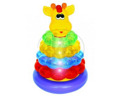 Kiddieland Activity zábavná žirafa s kroužky