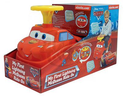 Kiddieland 034769 - Odstrkovadlo Cars McQueen se zvuky
