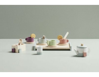 Kids Concept Čajová sada dřevěná Bistro