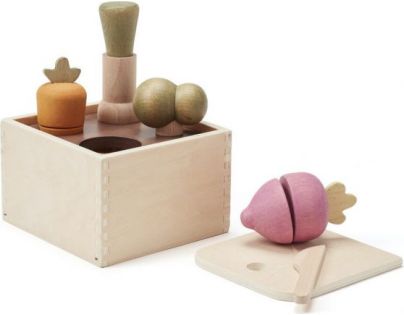 Kids Concept Květináč se zeleninou dřevěný Bistro