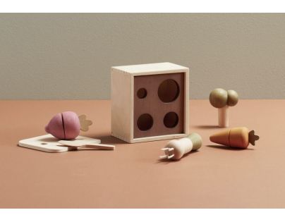 Kids Concept Květináč se zeleninou dřevěný Bistro