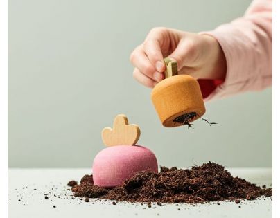 Kids Concept Květináč se zeleninou dřevěný Bistro