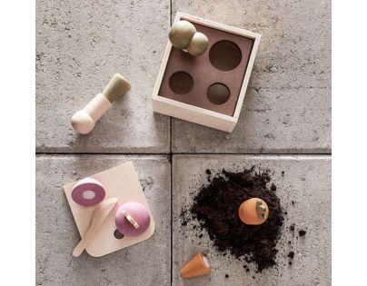 Kids Concept Květináč se zeleninou dřevěný Bistro