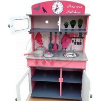 KidsHome Dětská kuchyňka s příslušenstvím 100 cm (02051) 3