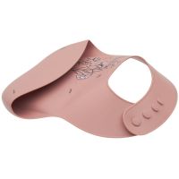 KikkaBoo Bryndák s kapsou Platinum Silicone Flora Blush 2