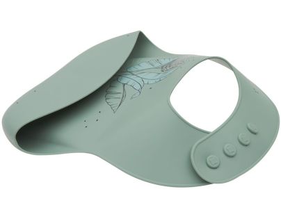 KikkaBoo Bryndák s kapsou Platinum Silicone Flora Sage