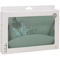 KikkaBoo Bryndák s kapsou Platinum Silicone Flora Sage 3