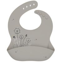 KikkaBoo Bryndák s kapsou Platinum Silicone Flora Sand