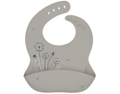 KikkaBoo Bryndák s kapsou Platinum Silicone Flora Sand
