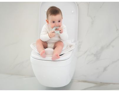 KikkaBoo Dětské WC sedátko Hippo Mint