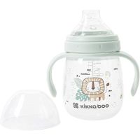 KikkaBoo Hrnek se silikonovým pítkem 240ml 6m+ Savanna Mint 2