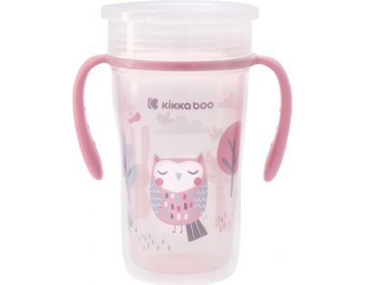 KikkaBoo Hrnek trénovací 300 ml Owl