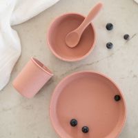 KikkaBoo Kelímek Platinum Silicone Blush 2