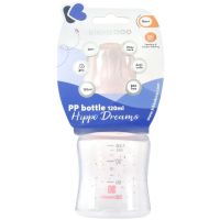 KikkaBoo Kojenecká láhev 120ml 0m+ Hippo Dreams Pink 3