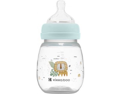 KikkaBoo Kojenecká láhev 180 ml 3m+ Savanna Mint