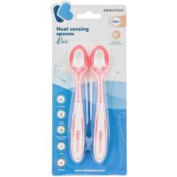 KikkaBoo Lžičky s tepelným senzorem 2 ks Boo Pink 2