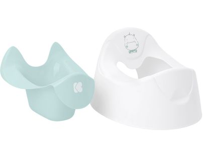 KikkaBoo Nočník hroch White Mint