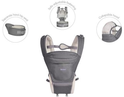 KikkaBoo Nosítko 3v1 Chloe Mesh Mint