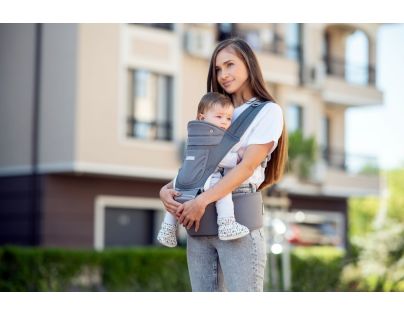 KikkaBoo Nosítko Myra Mesh Grey