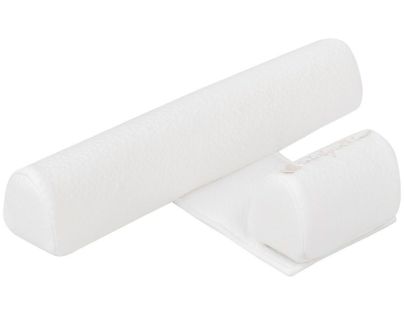 KikkaBoo Polohovací podložka pro novorozence z paměťové pěny Airknit White