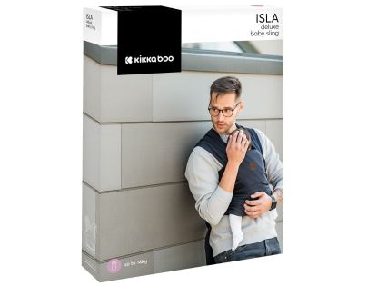 KikkaBoo Šátek na nošení dětí Isla Black