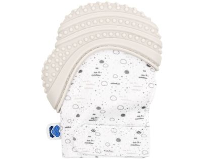 KikkaBoo Silikonová rukavička Savanna Grey