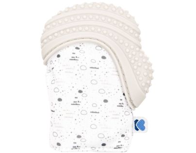 KikkaBoo Silikonová rukavička Savanna Grey