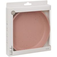 KikkaBoo Talíř Platinum Silicone Blush 4