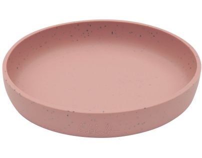 KikkaBoo Talíř Platinum Silicone Blush